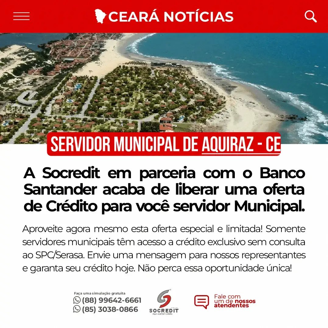 Aumento de Margem Servidor Prefeitura Aquiraz