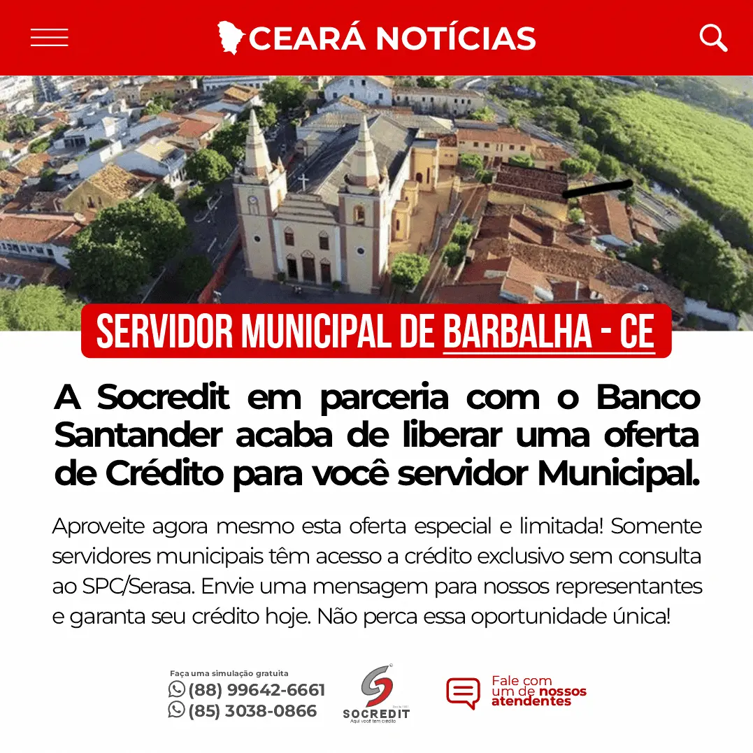 Aumento de Margem Servidor Prefeitura Barbalha