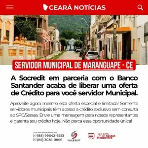 Aumento de Margem Servidor Prefeitura Maranguape