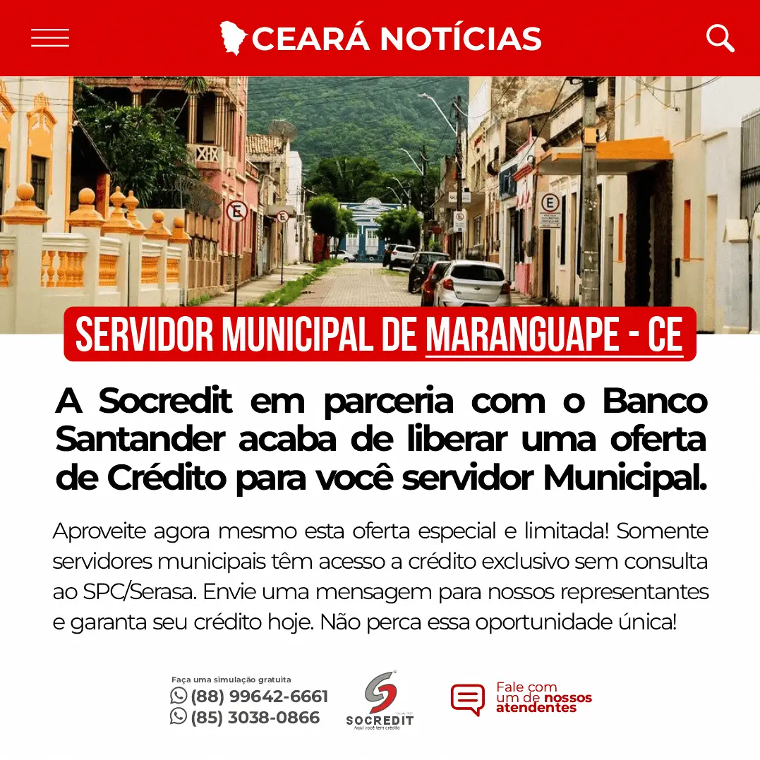 Aumento de Margem Servidor Prefeitura Maranguape