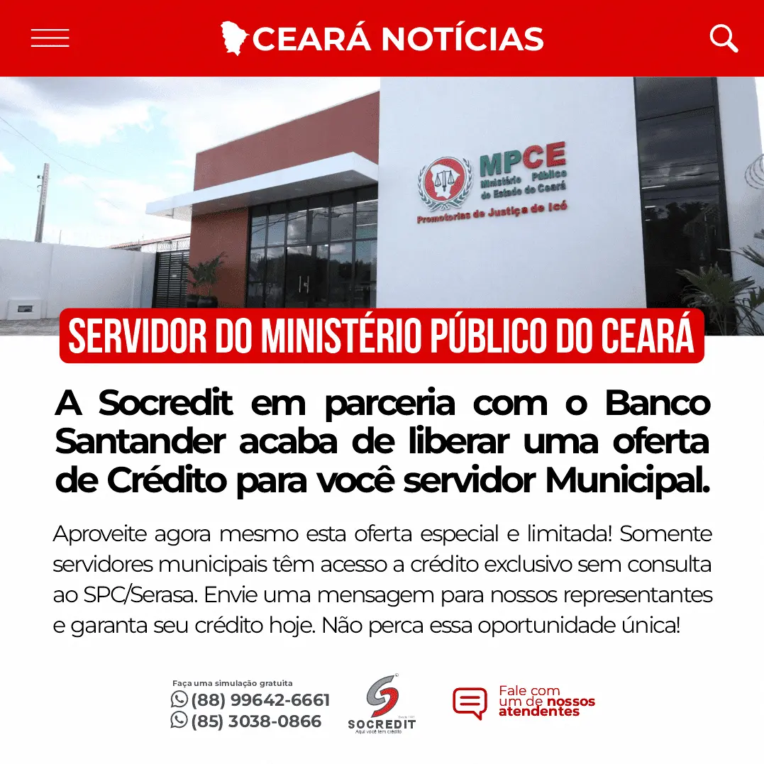 Aumento de Margem Servidor do MP Ceará