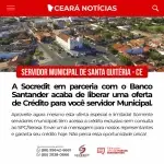 Aumento de Margem Servidor Prefeitura Santa Quitéria