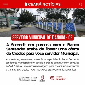 Aumento de Margem Servidor Prefeitura Tianguá